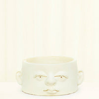 Chaparra Ceramic Face Planter Planter Headplanter White