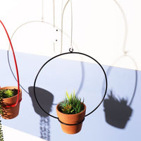 Coated Steel Circle Hanging Planter Planter NewMade LA