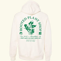 Rooted Plant Shop Hoodie Merchandise Rooted Bone SM