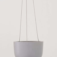 Ceramic Hanging Planter Planter Peach & Pebble Grey MD