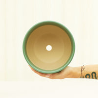 Ceramic Egg-Shaped Planter Planter Peach & Pebble 