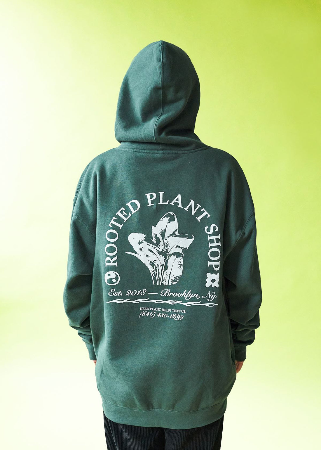 Rooted Plant Shop Hoodie Merchandise Rooted 