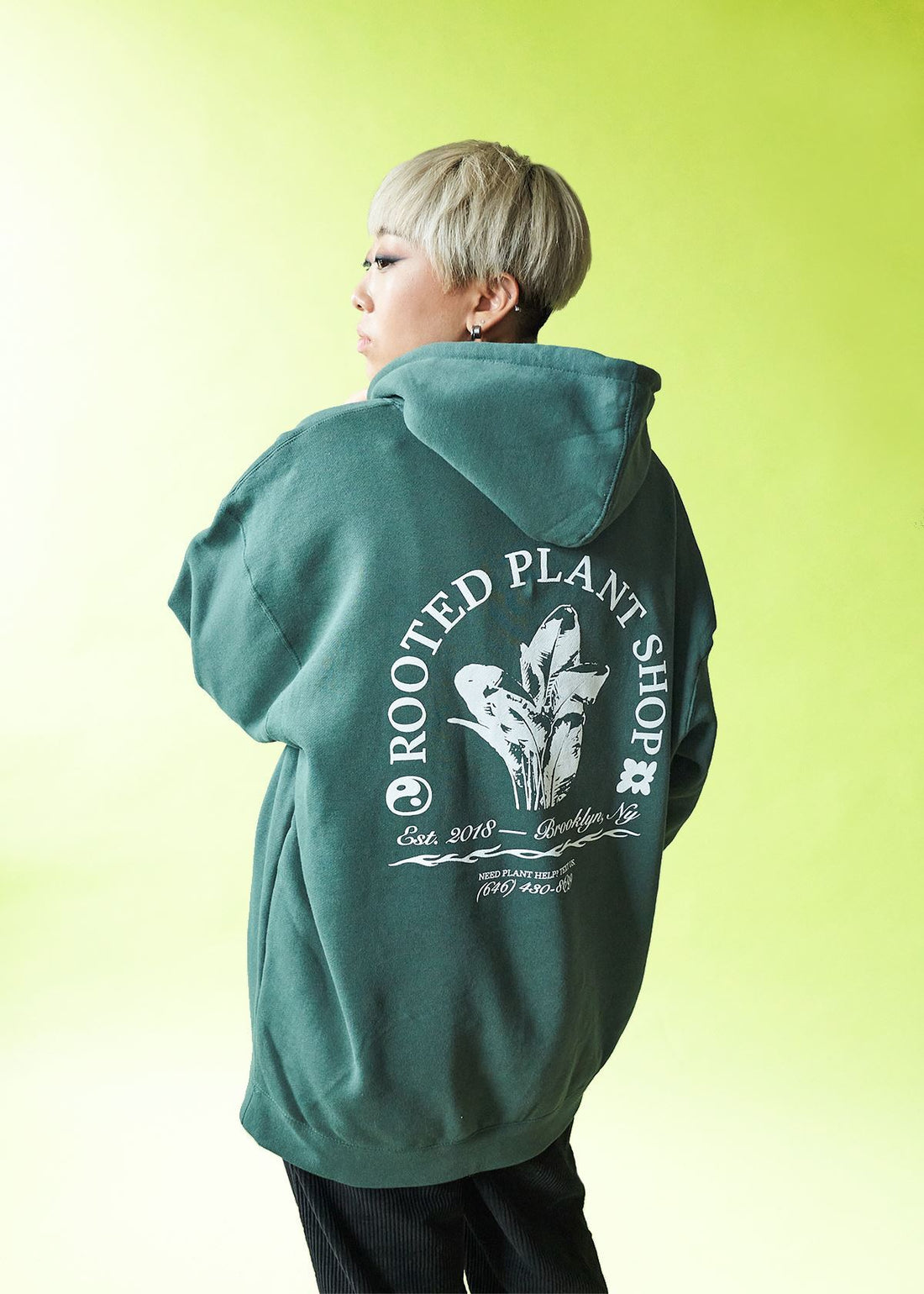 Rooted Plant Shop Hoodie Merchandise Rooted 