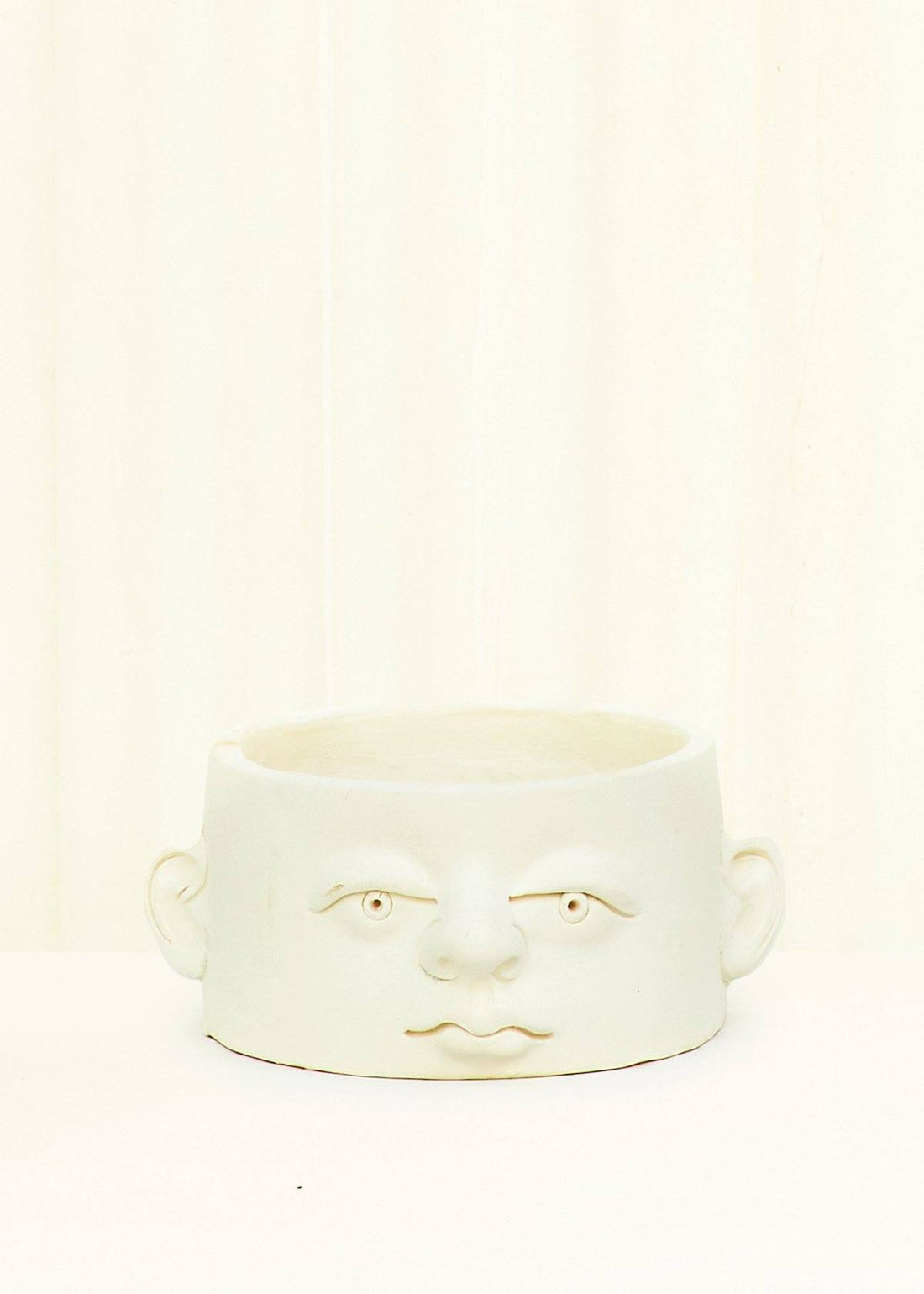 Chaparra Ceramic Face Planter Planter Headplanter White 