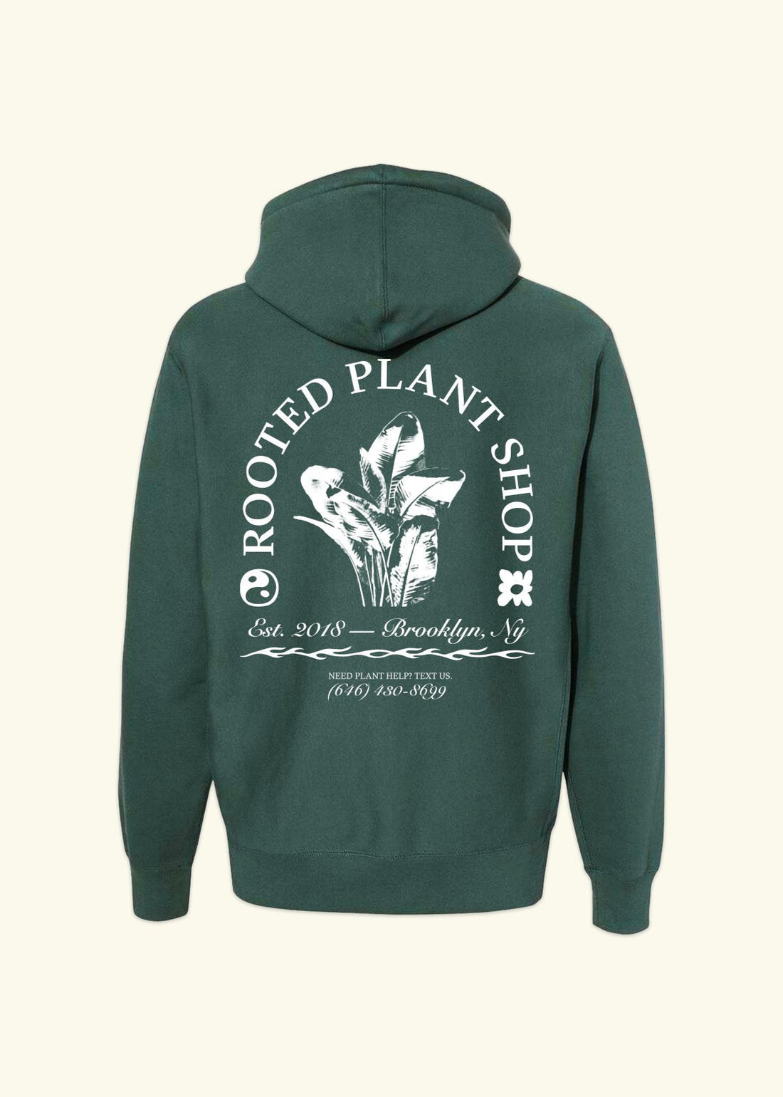 Rooted Plant Shop Hoodie Merchandise Rooted Forest SM 