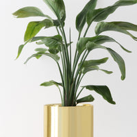 Classic Ceramic Planter Planter Peach & Pebble Gold MD 